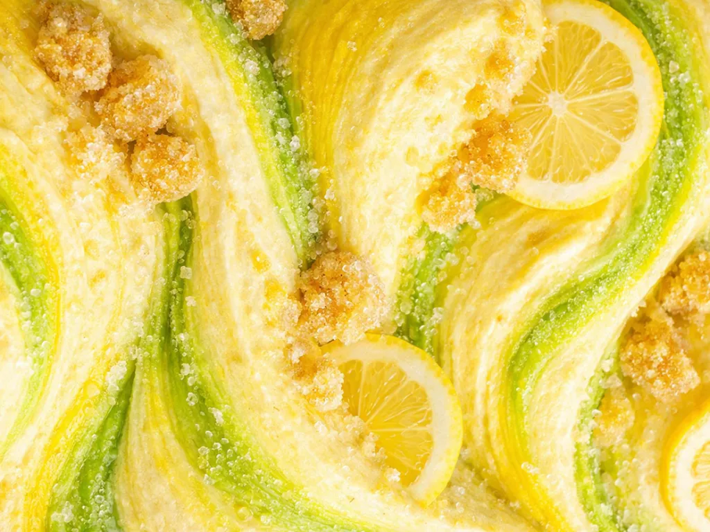 Ginger Lemon Ice Cream