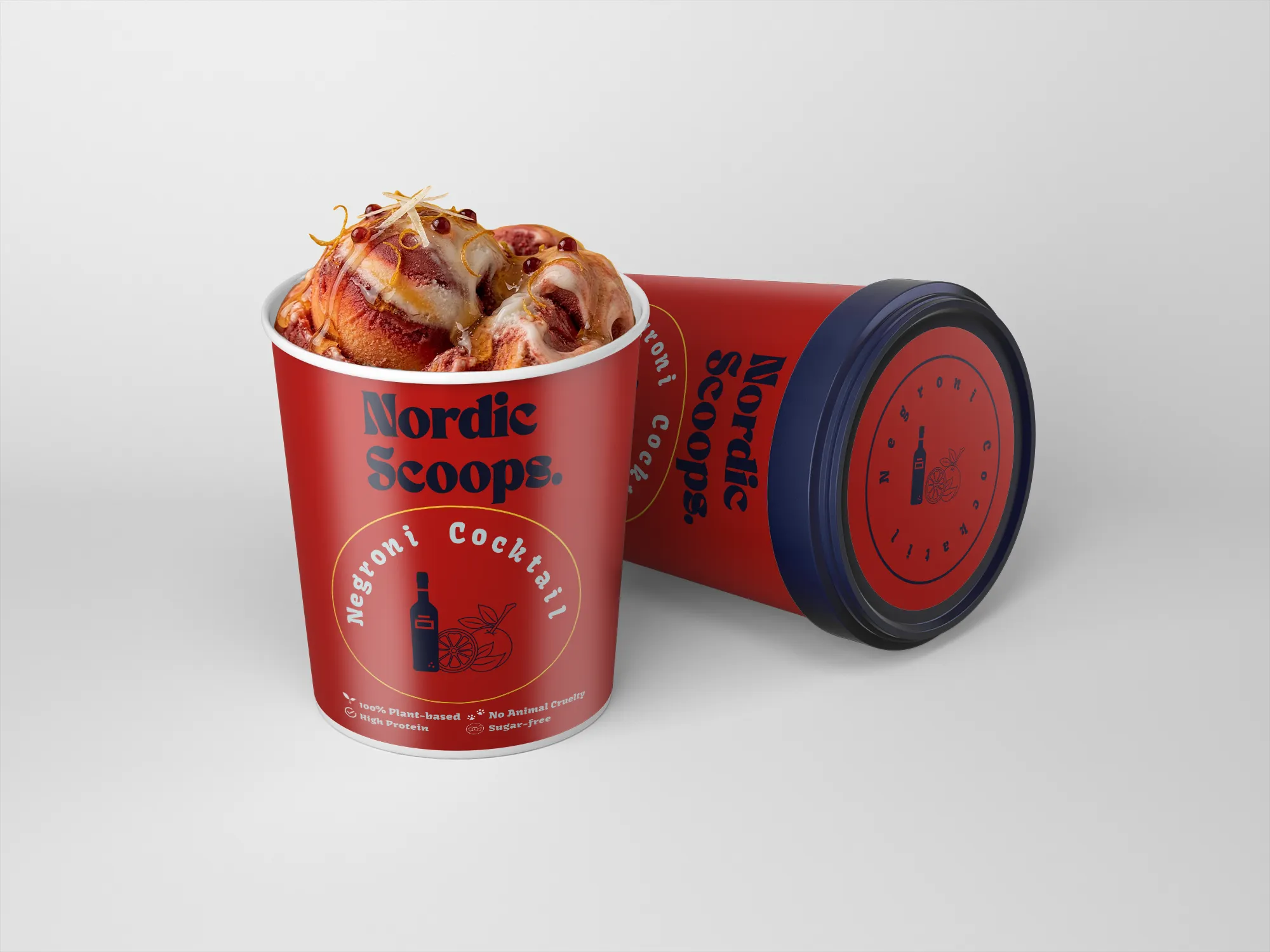 Negroni Cocktail Ice Cream