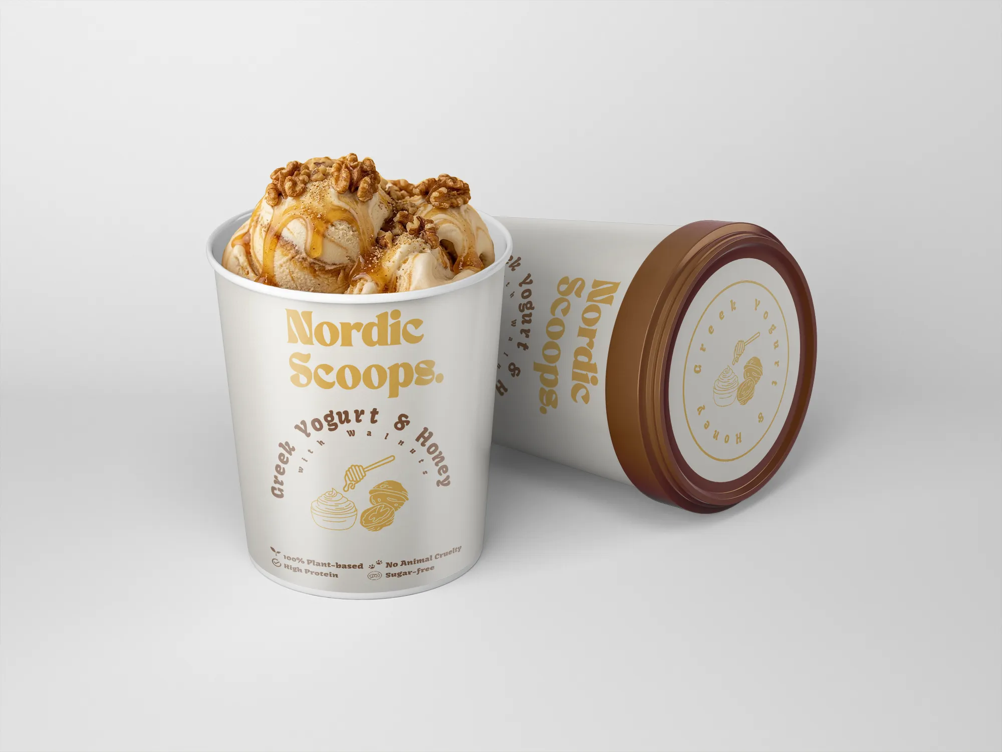 Greek Yogurt & Honey with Walnuts
